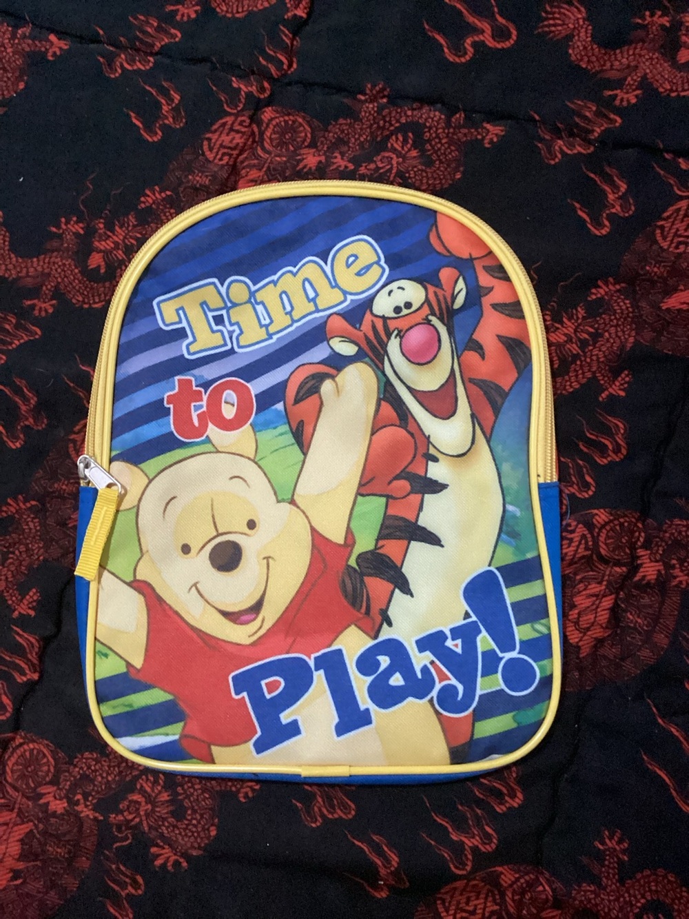 Bioworlds-Disney Winnie the Pooh Backpack - Blue & Yellow